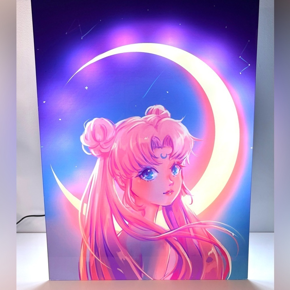 🌙 SAILOR MOON Plexiglass Art Print | Anime Wall Art LIKE NEW